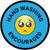 Hand Washing Encouraged Round Blue With Emoticon Circular - Floor Sign