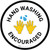 Hand Washing Encouraged Round With Emoticon Circular - Floor Sign