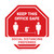 Keep This Office Safe Social Distancing Preferred Stop - Floor Sign