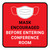 Mask Encouraged Before Entering Conference Room Red Square - Floor Sign