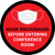 Mask Encouraged Before Entering Conference Room Red Round - Floor Sign
