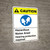 Caution: Hazardous Noise Area Hearing Protection Required ANSI - Wall Sign
