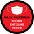Mask Preferred Before Entering Office Red With Icon - Floor Sign