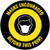 Masks Encouraged Beyond This Point Circular Yellow Circular - Floor Sign