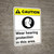 Caution: PPE Wear Hearing Protection in This Area ANSI - Wall Sign