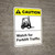 Caution: Watch For Forklift Traffic ANSI - Wall Sign