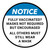 Notice: Fully Vaccinated? Masks Not Required But Encouraged All Others Must Still Wear A Mask - Floor Sign