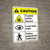 Caution: Forklift Traffic Hazard Look Both Ways Follow Walkways ANSI - Wall Sign