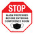 Stop: Mask Preferred Before Entering Conference Room - Floor Sign