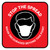 Stop The Spread Mask Encouraged Beyond This Point Red - Floor Sign