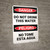 Danger: Do Not Drink This Water Bilingual Spanish - Wall Sign
