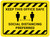 Keep This Office Safe - Social Distancing Preferred Rectangular - Floor Sign