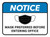 Notice: Mask Preferred Before Entering Office Rectangular - Floor Sign