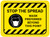 Stop The Spread Mask Preferred Beyond This Point Rectangular - Floor Sign With Icon
