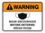 Warning Mask Encouraged Before Entering Break Room Rectangular - Floor Sign