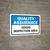 Quality Assurance: Goods inspection area Landscape - Wall Sign