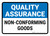 Quality Assurance: Non-Conforming Goods Landscape - Wall Sign