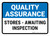 Quality Assurance: Stores - Awaiting inspection Landscape - Wall Sign