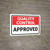 Quality Control: Approved Landscape - Wall Sign