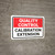 Quality Control: Calibration Extension Landscape - Wall Sign