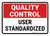 Quality Control: User Standardized Landscape - Wall Sign