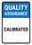 Quality Assurance: Calibrated Portrait - Wall Sign