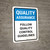 Quality Assurance: Follow quality control guidelines Portrait - Wall Sign
