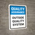 Quality Assurance: Outside quality system Portrait - Wall Sign