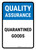 Quality Assurance: Quarantined goods Portrait - Wall Sign