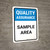 Quality Assurance: Sample area Portrait - Wall Sign