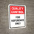 Quality Control: For Reference Only Portrait - Wall Sign