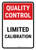 Quality Control: Limited Calibration Portrait - Wall Sign