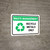 Waste Management: Recycle Metals Landscape - Wall Sign