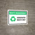 Waste Management: Recycle Newspaper waste Landscape - Wall Sign
