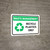 Waste Management: Recycle Plastics Landscape - Wall Sign
