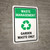 Waste Management: Garden waste Portrait - Wall Sign