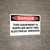 Danger: Equipment Supplied With Two Electrical Services - Wall Sign