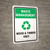 Waste Management: Wood and timber Portrait - Wall Sign