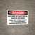 Danger: Hazard Of Electrical Shock or Burn Turn Off Power Supply - Wall Sign