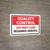Quality Control: Do Not Use Required Service Landscape - Wall Sign