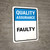 Quality Assurance: Faulty Portrait - Wall Sign