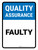 Quality Assurance: Faulty Portrait - Wall Sign
