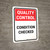 Quality Control: Condition Checked Portrait - Wall Sign