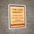 The Lean Mindset Portrait - Wall Sign
