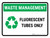 Waste Management - Fluorescent Tubes Landscape - Wall Sign