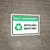 Waste Management - Recyclable Waste Only Landscape - Wall Sign