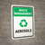 Waste Management - Aerosols Portrait - Wall Sign