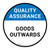 Quality Assurance: Goods Outwards Circular - Floor Sign