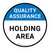 Quality Assurance: Holding Area Circular - Floor Sign
