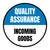 Quality Assurance: Incoming Goods Circular - Floor Sign
